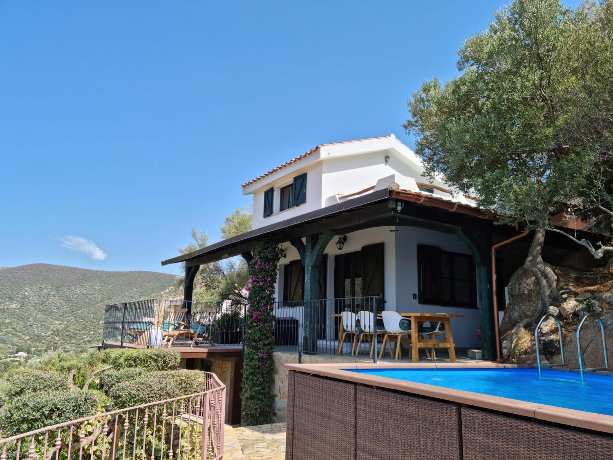 Villetta With Heated Pool And Panoramic View Torre delle Stelle Esterno foto